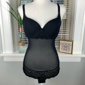 Lingerie Black Mesh Underwear Bodysuit